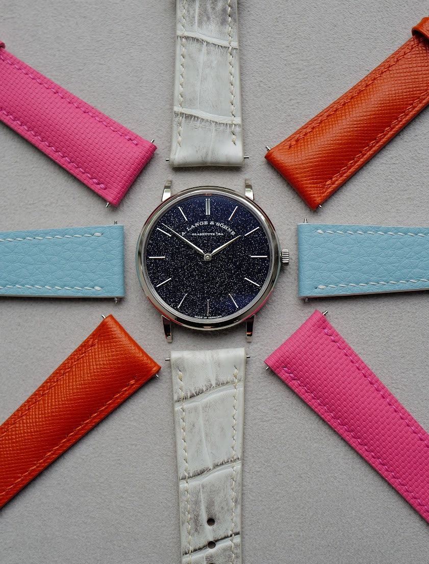 Strap Guide: A. Lange & Söhne Saxonia Thin Copper-Blue – Delugs
