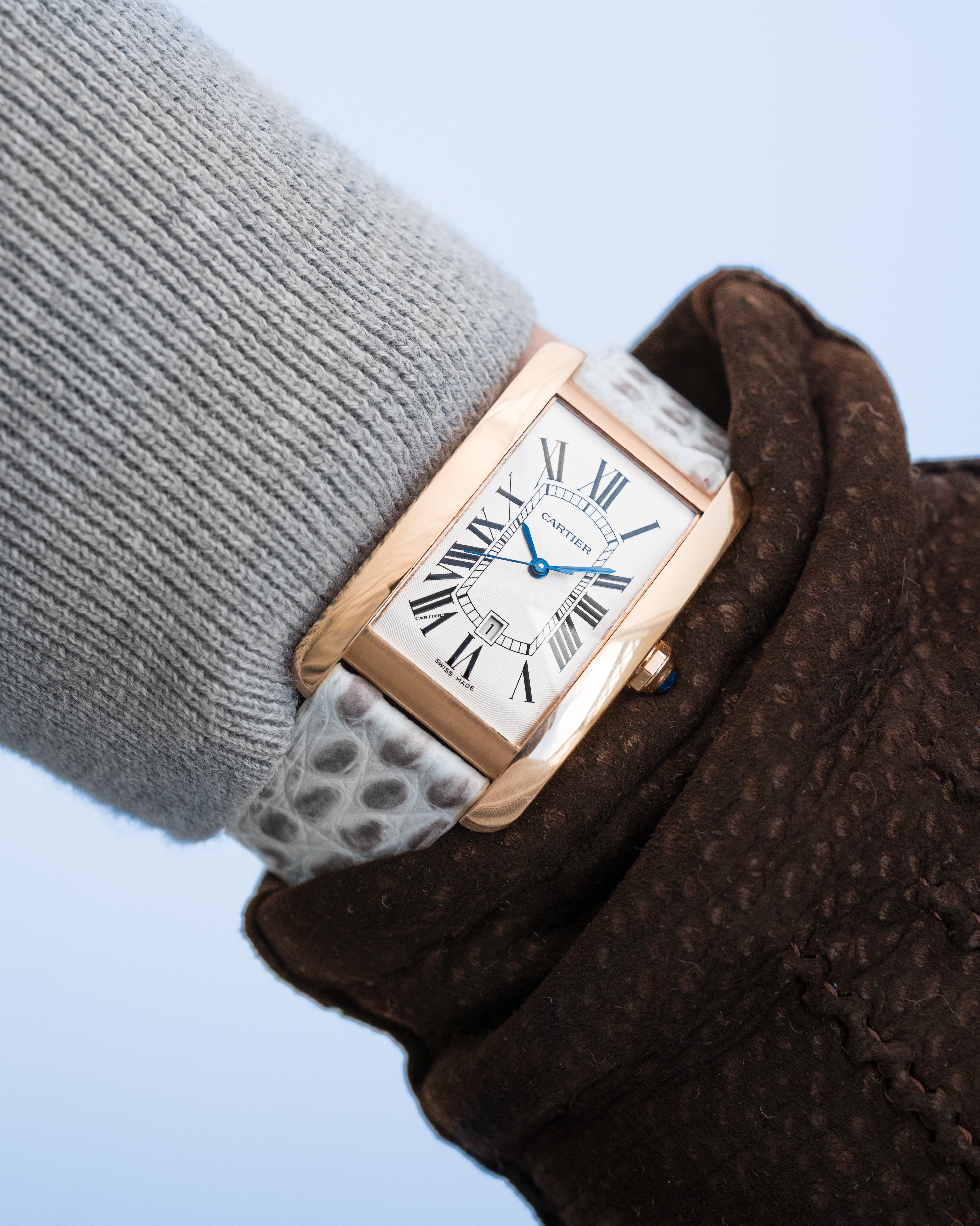 Cartier Tank Americaine SM レザー時計ベルト Strap Guide: Cartier Tank Américaine Large – Delugs