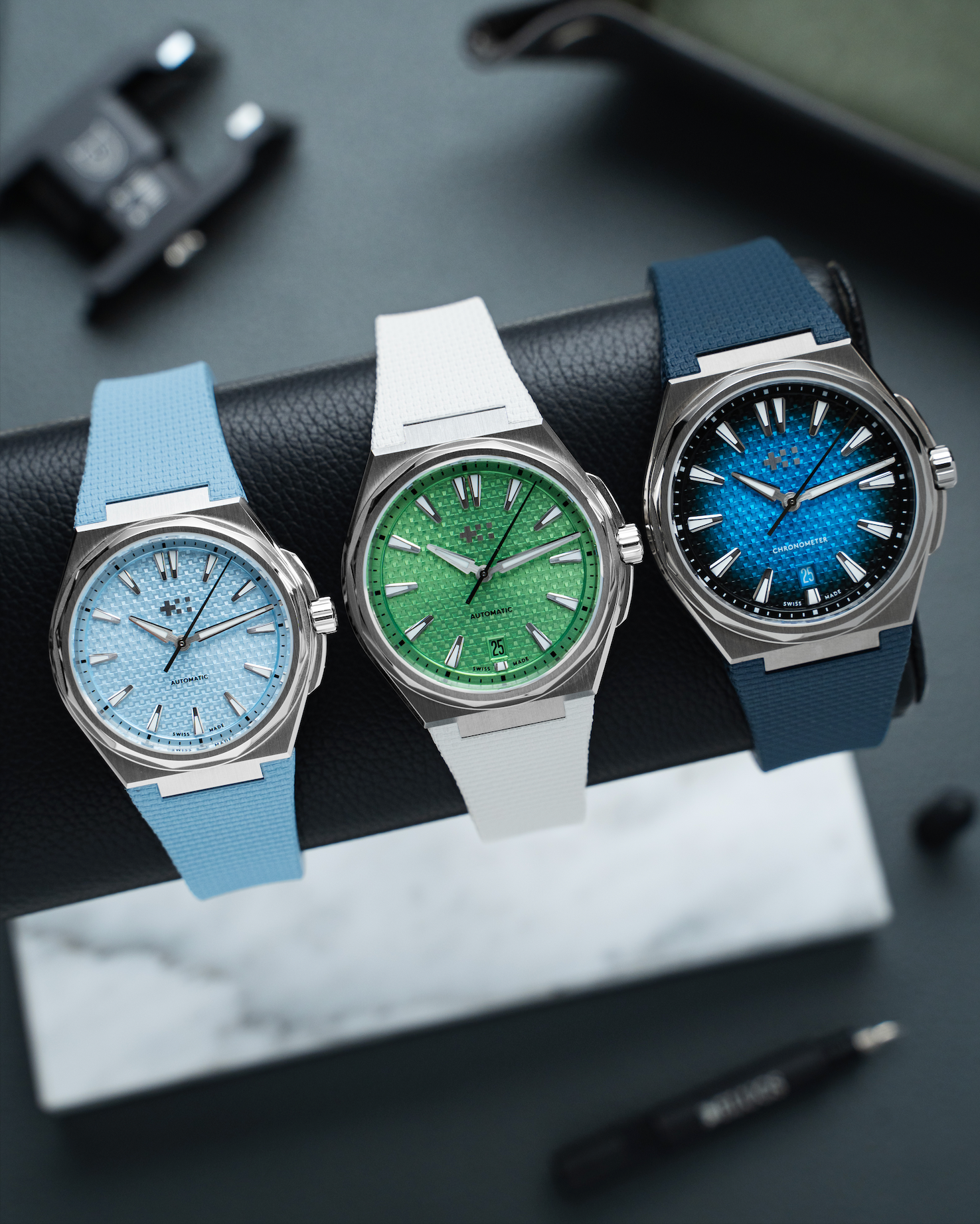 Textural Integration — Presenting Our Sailcloth CTS Rubber Strap