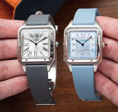 Rubber Straps for Cartier Santos-Dumont
