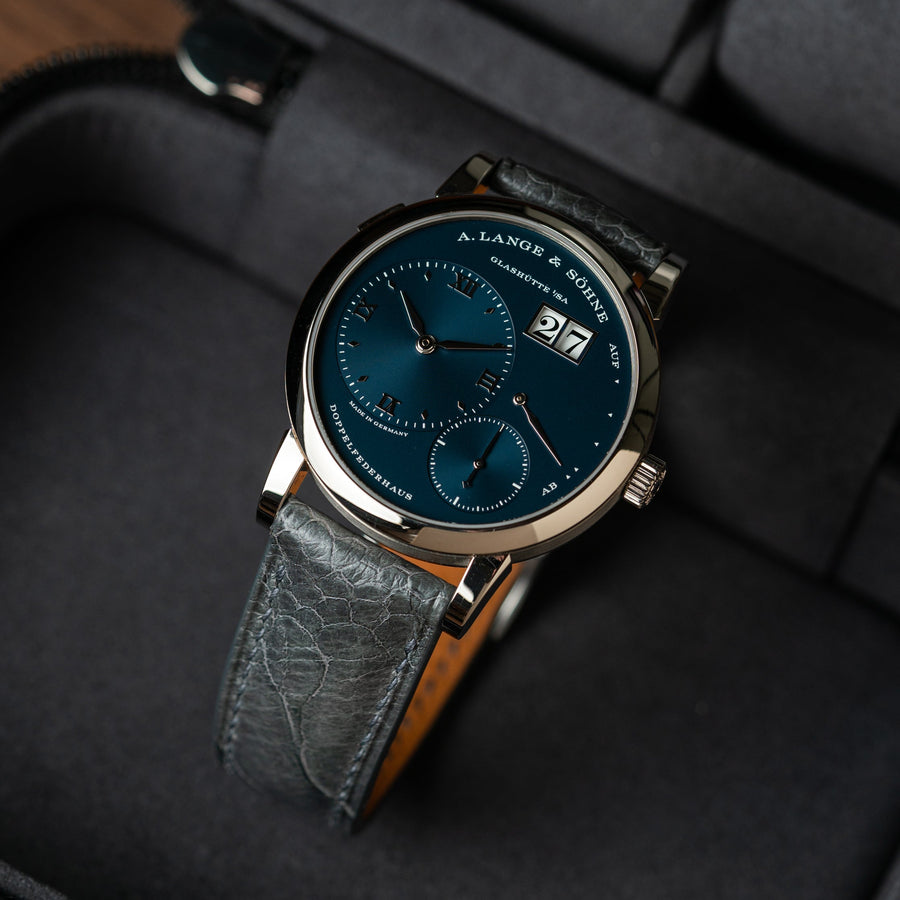 Dark Grey Ostrich Leg Signature Strap