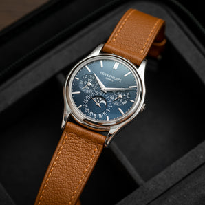 Gold Chevre Slim Strap