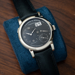 Black Saffiano Signature Strap