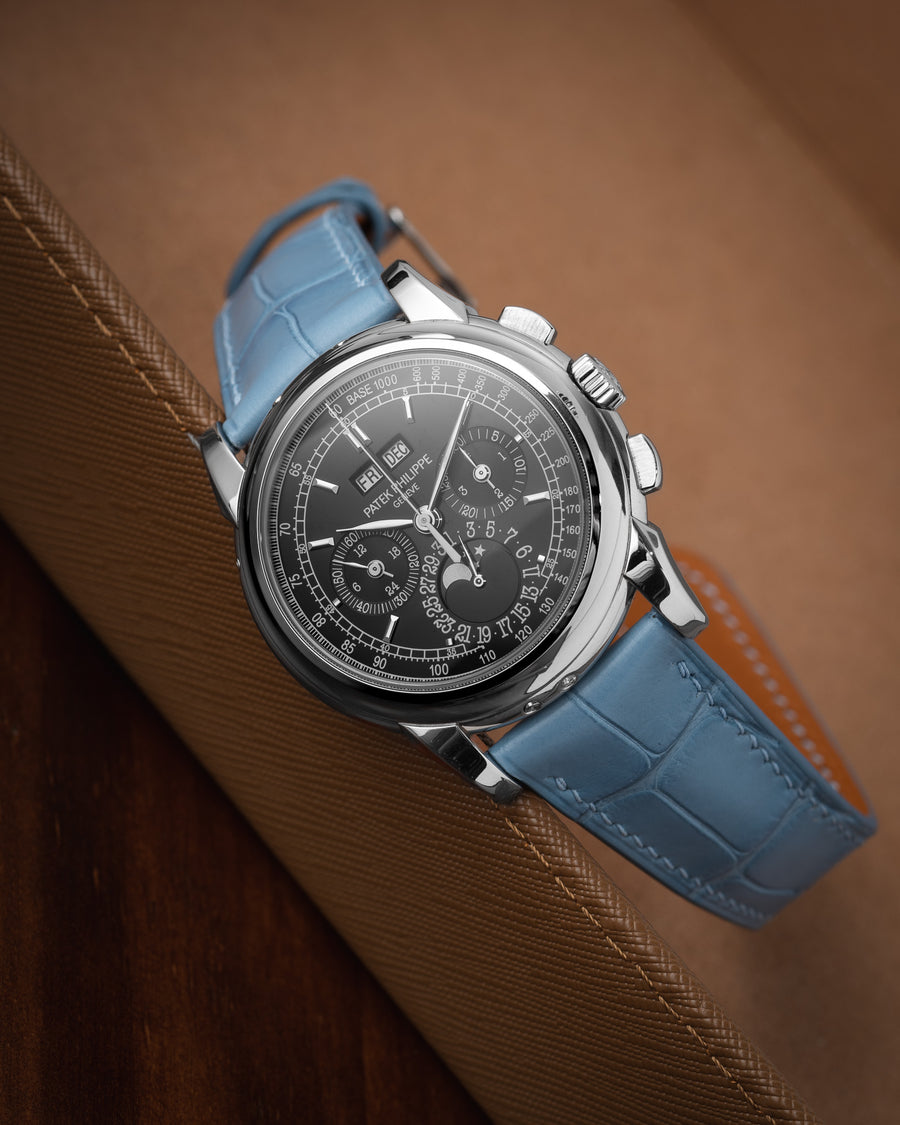 Matte Astral Blue Alligator Signature Strap