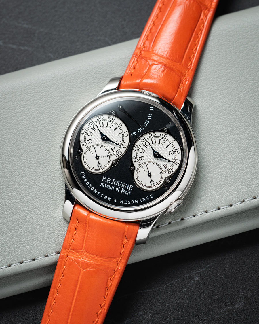 Overstock: Matte Orange Alligator Signature (Curved) Strap