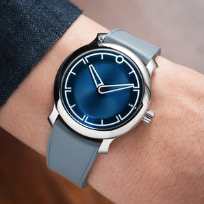 Grey Curved Rubber CTS Strap