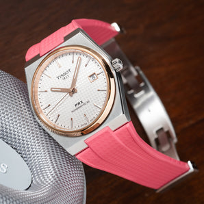Pink CTS Rubber Strap for Tissot PRX