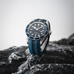 Navy CTS Rubber Strap for Tudor BB58