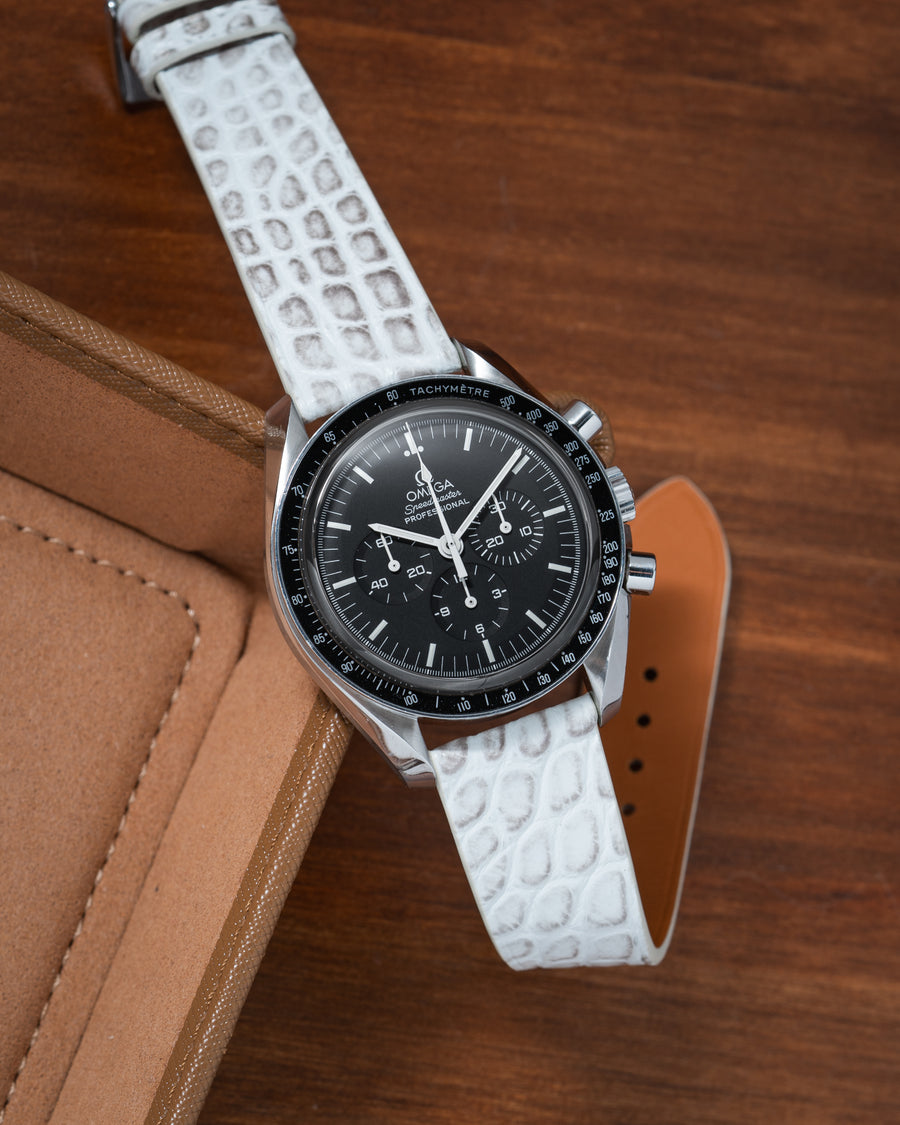 Matte Himalayan Alligator Flank Stitchless Strap