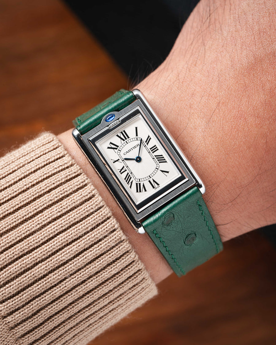 Matte Boreal Green Ostrich Body Strap
