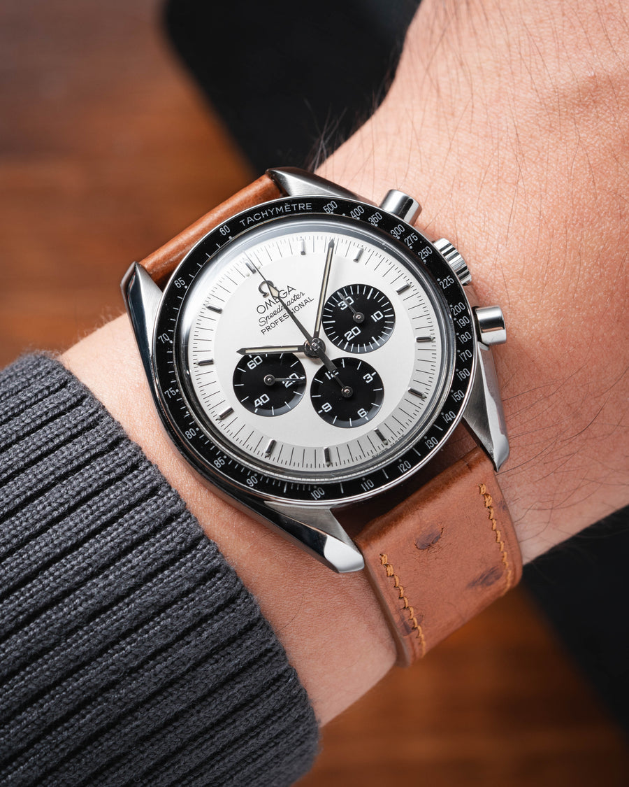 Matte Cognac Ostrich Body Strap
