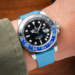 Matte Denim Lizard Strap