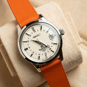 Orange Saffiano Stitchless Strap