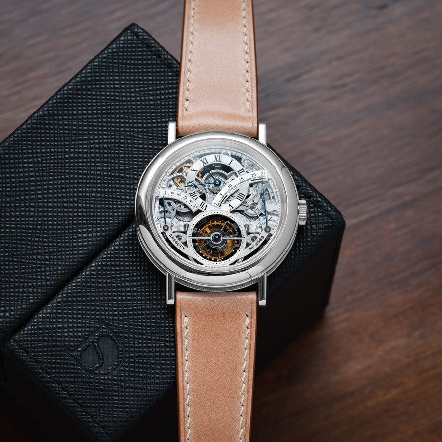 Natural Shell Cordovan Slim Strap