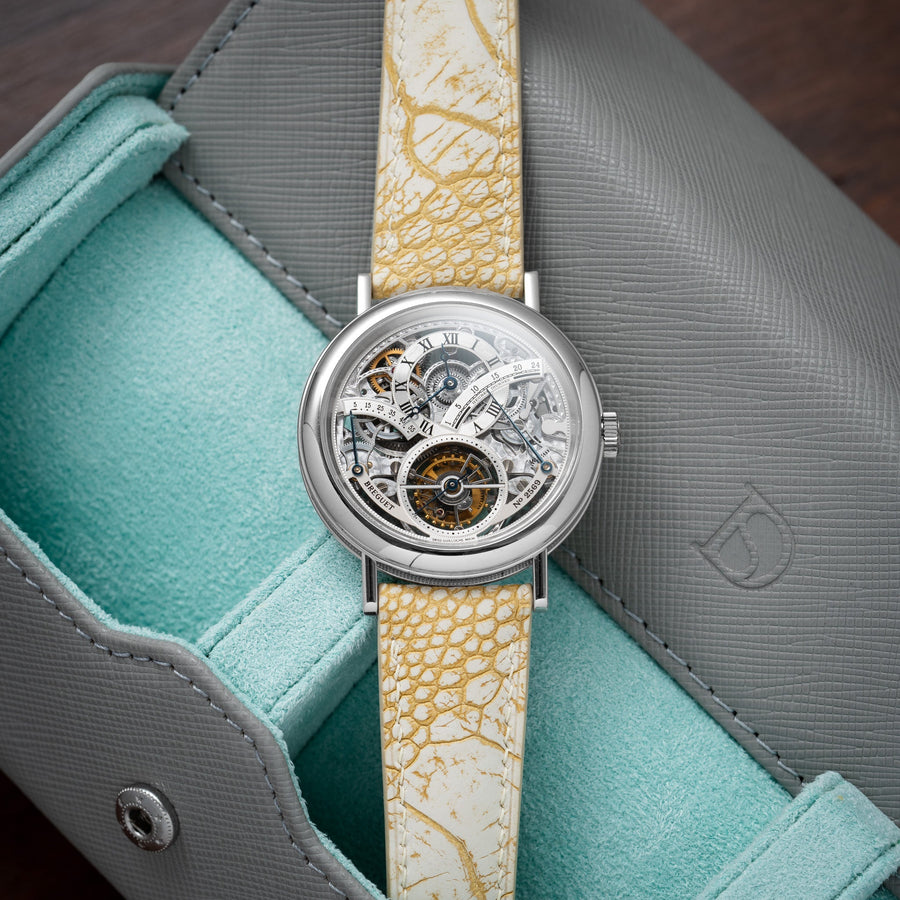 Overstock: Nubuck Oryx Ostrich Leg Signature Strap