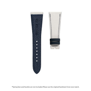White Sailcloth Slim Strap for De Bethune