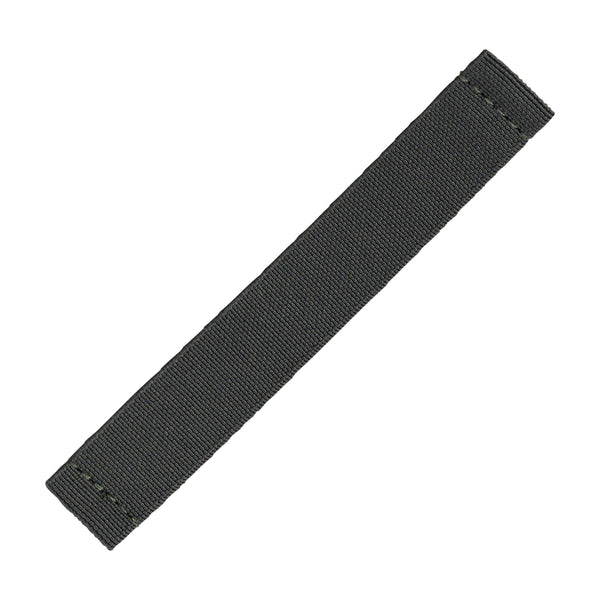 Delugs Elastic Loop Dark Grey Fabric Watch Strap