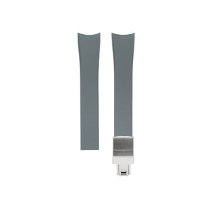 Grey Curved Rubber CTS Strap