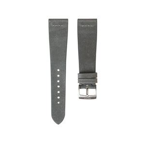 Light Grey Nubuck Row-Stitch Strap
