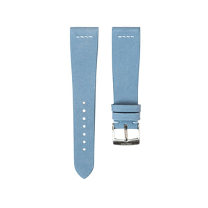 Overstock: Pastel Blue Nubuck Row-Stitch Strap