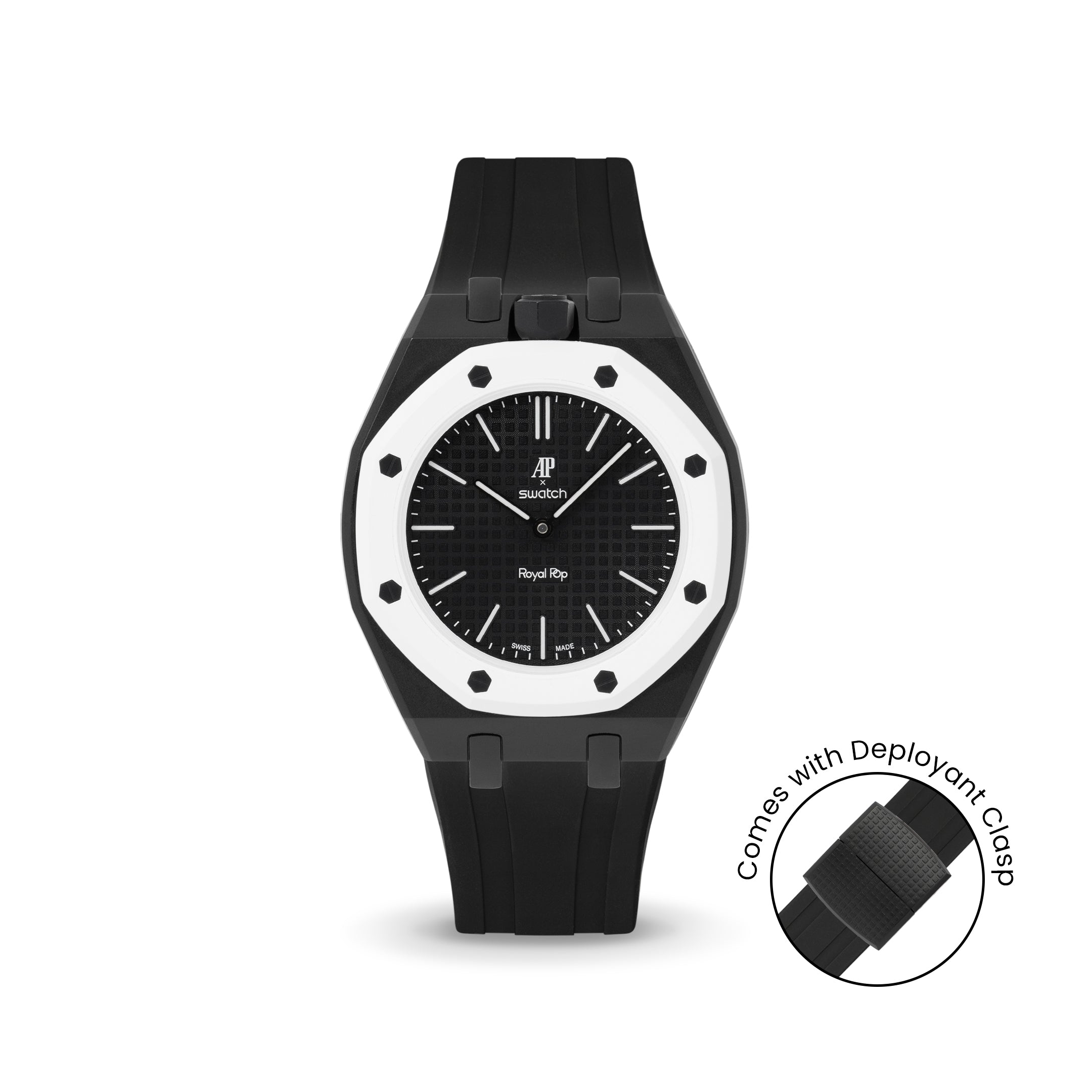 Case-Strap for the Swatch x AP Royal Pop Ocho Negro — Delugs