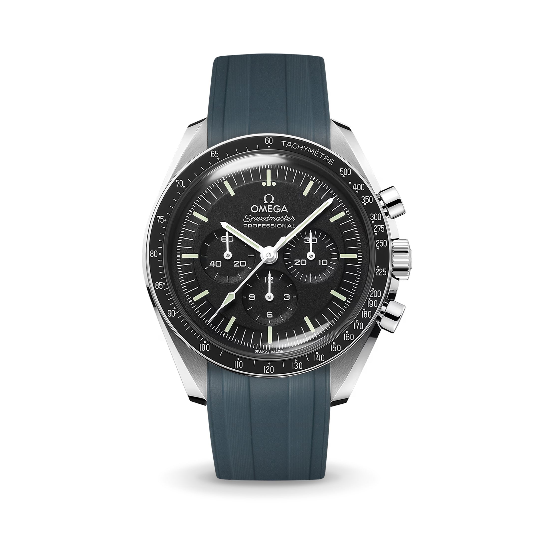 Navy CTS Rubber Strap for Omega Speedmaster & Swatch MoonSwatch Navy CTS Rubber Strap for Omega Speedmaster & Swatch MoonSwatch