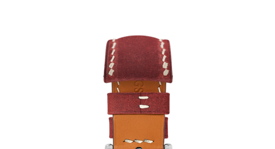 Maroon Crazy Horse Chunky Strap