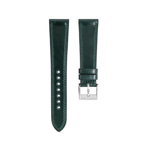 Green Shell Cordovan Slim Strap
