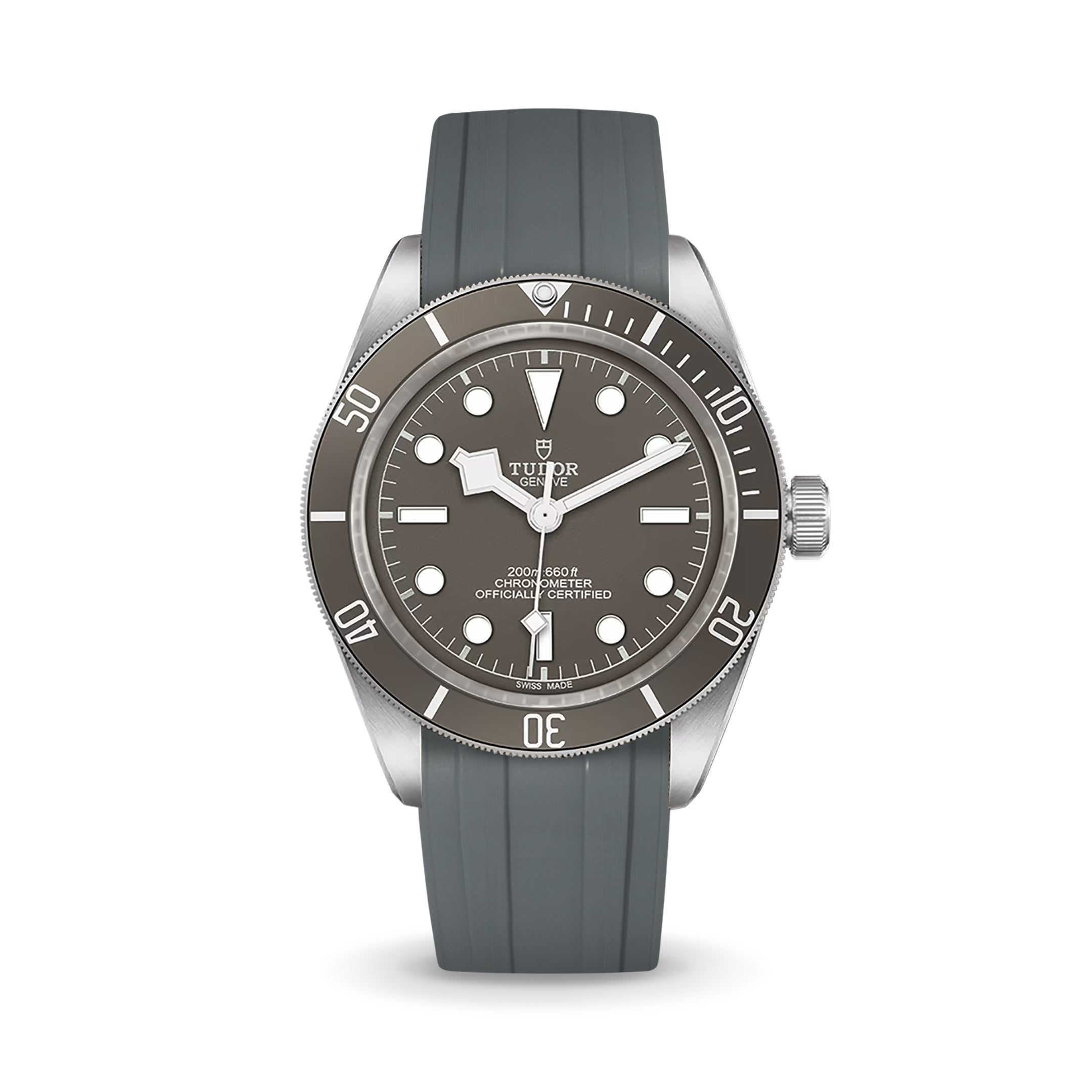 Grey CTS Rubber Strap for Tudor BB58 – Delugs - Main Image