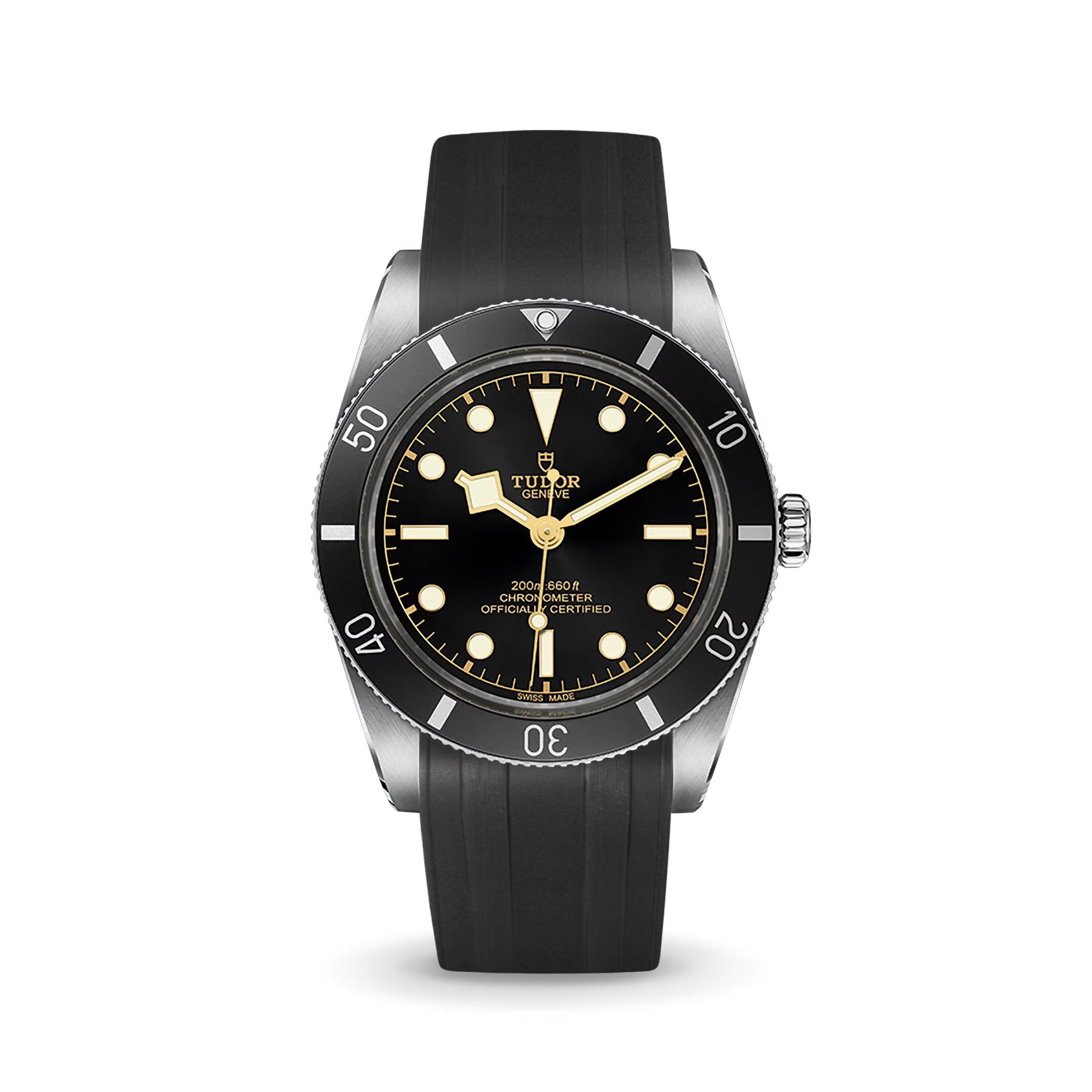 Tudor Black Bay 58 Black Watch Rubber Strap Integrated Rubber