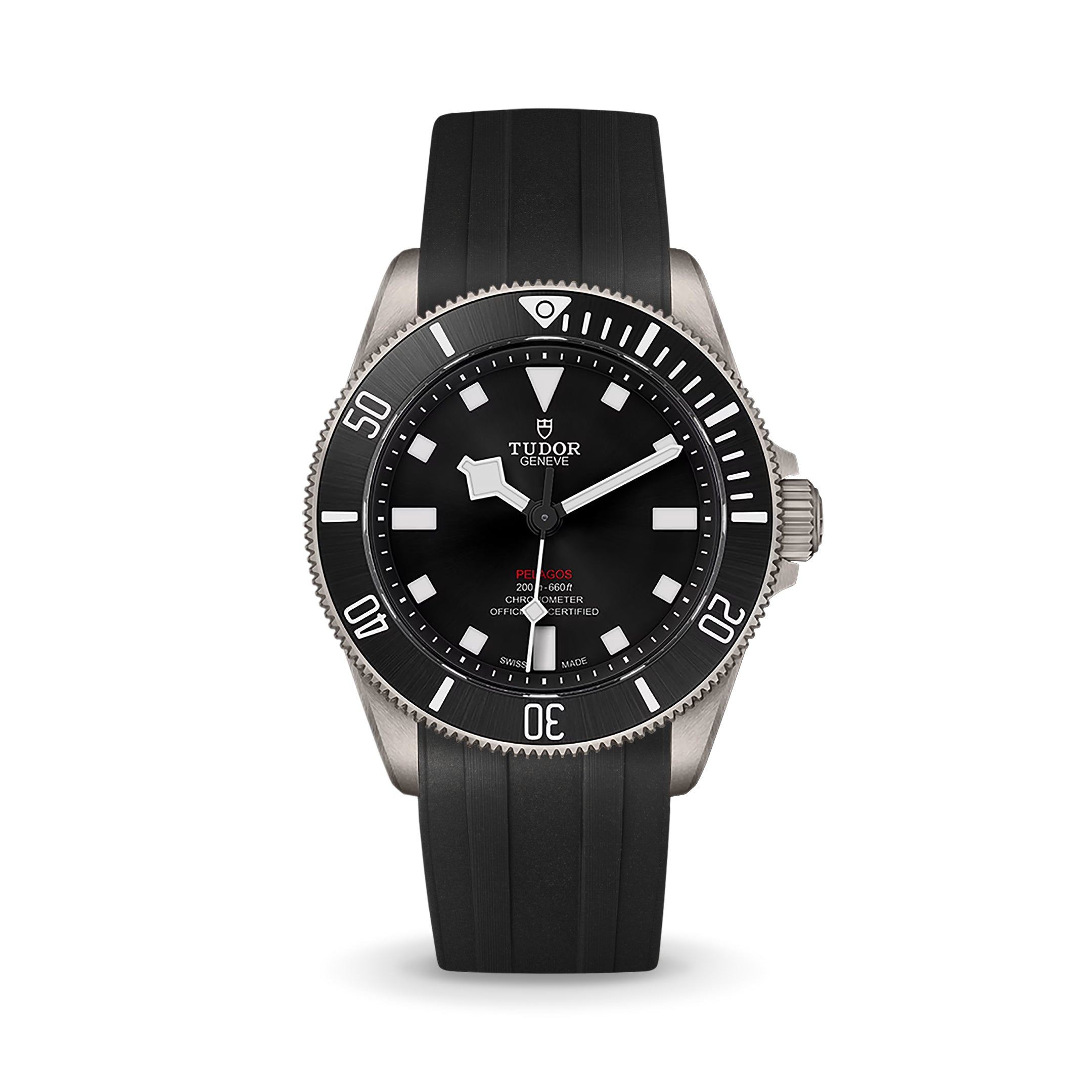 Black CTS Rubber Strap for Tudor Pelagos 39 – Delugs
