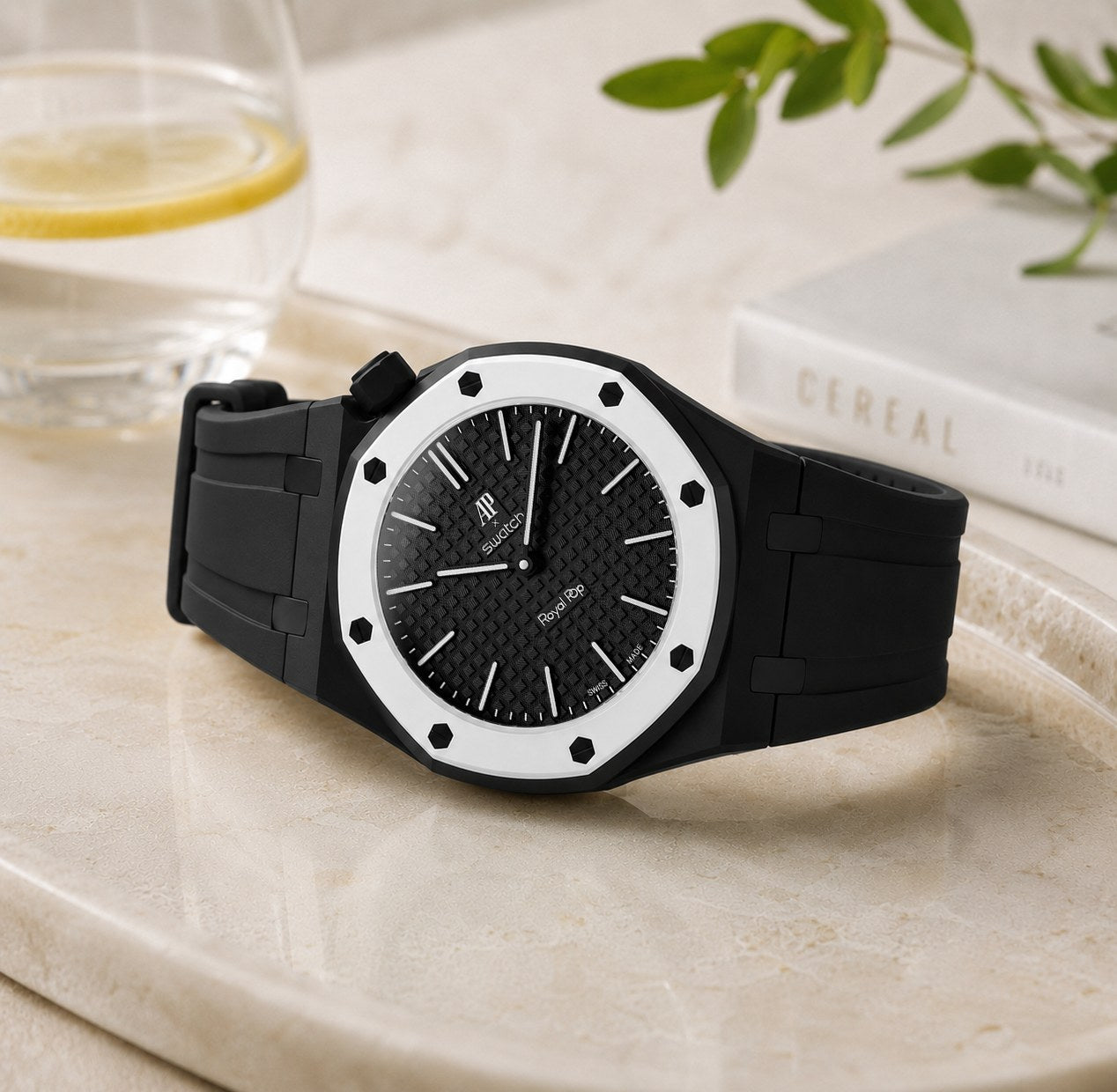 Case-Strap for the Swatch x AP Royal Pop Ocho Negro — Delugs