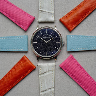 Strap Guide: A. Lange & Söhne Saxonia Thin Copper-Blue