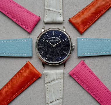 Strap Guide: A. Lange & Söhne Saxonia Thin Copper-Blue