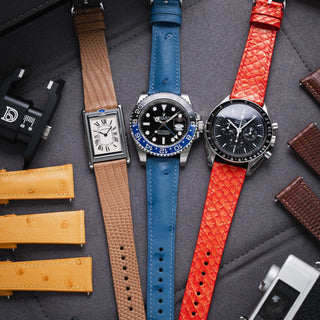 Introducing the 2025 Exotics Collection (Salmon, Lizard, Ostrich Body): Instinctively Refined — Delugs watch strap blog