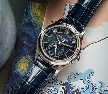 Strap guide for Strap Guide: Patek Philippe 5205G-013 — watch strap recommendations by Delugs