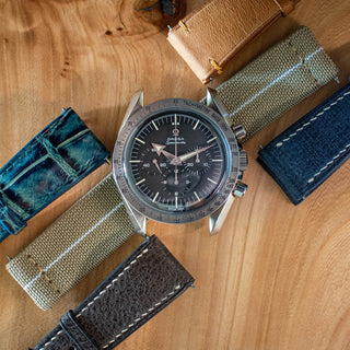 Strap guide for Strap Guide: Omega Speedmaster Broad Arrow 3594.50 — watch strap recommendations by Delugs