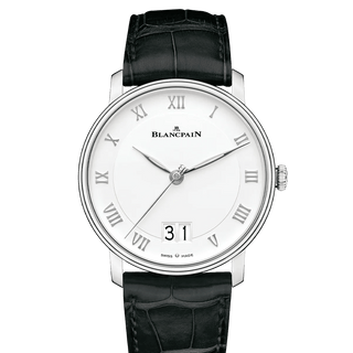 Blancpain Villeret Grande Date watch with white dial