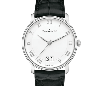 Blancpain Villeret Grande Date watch with white dial