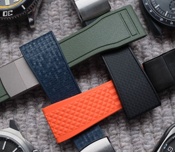 Fratello: Delugs Expands Its Line Of CTS Rubber Straps With Four New Patterns — Pilot, Mosaic, Waffle, And Tropic