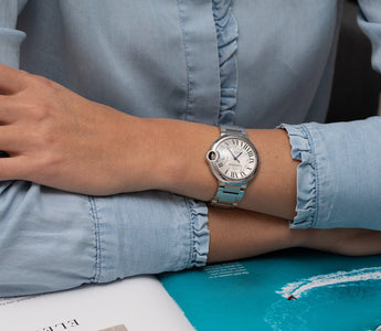 Cartier Ballon Bleu 36mm on wrist