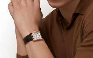 Cartier Tank Louis Cartier on wrist