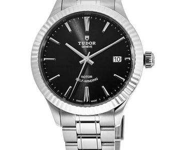 Tudor Style 38mm black dial