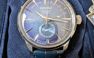 Seiko Presage Star Bar SSA361 cocktail time dress watch