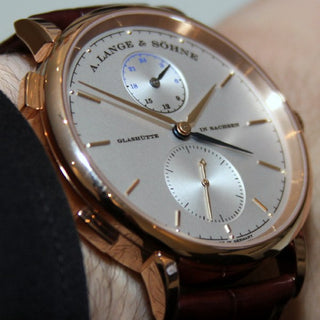 A. Lange & Sohne Saxonia Dual Time watch