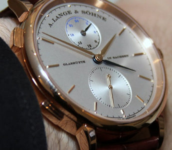 A. Lange & Sohne Saxonia Dual Time watch