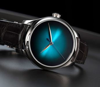 H. Moser & Cie Centre Seconds Blue Lagoon watch