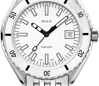 Doxa SUB 200 Whitepearl watch