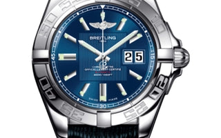 Breitling Stainless Steel / Metallica Blue / Sahara watch