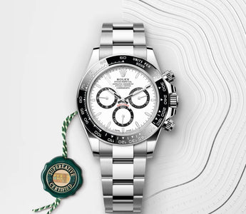Rolex Daytona on wrist